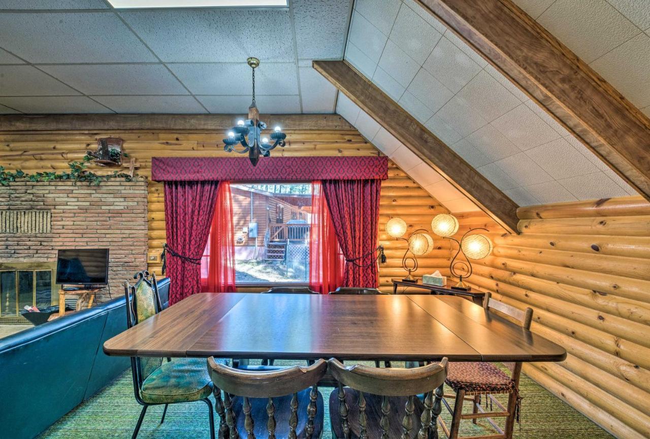 Ruidoso Cabin With Forest Views And Covered Porch Dış mekan fotoğraf
