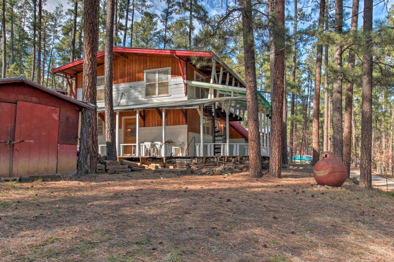 Ruidoso Cabin With Forest Views And Covered Porch Dış mekan fotoğraf