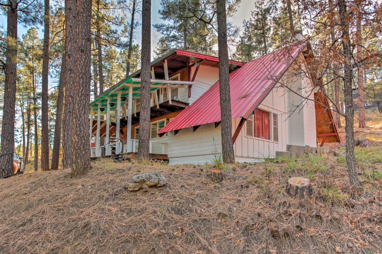 Ruidoso Cabin With Forest Views And Covered Porch Dış mekan fotoğraf